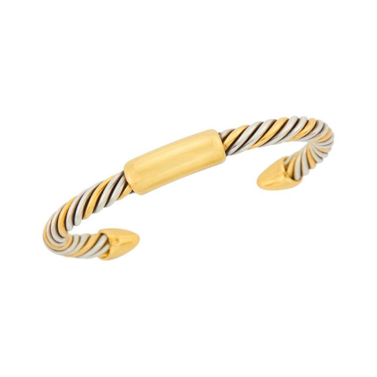 18k gold bangle bracelet