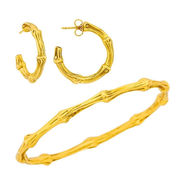 18k gold jewelry set