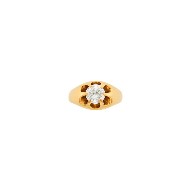 14k gold diamond ring
