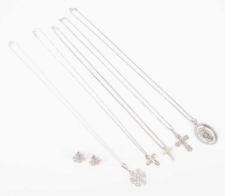 Sterling silver jewelry set