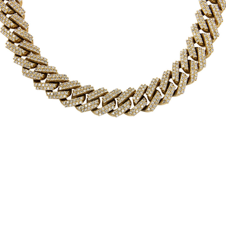 Diamond chain necklace