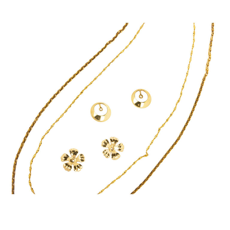 14k gold jewelry set