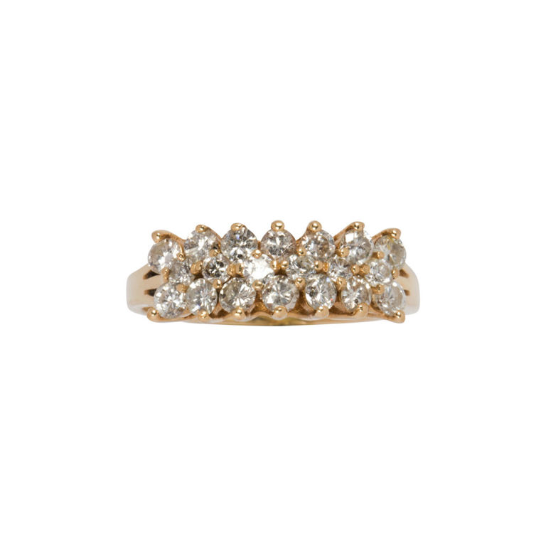 14k gold diamond ring