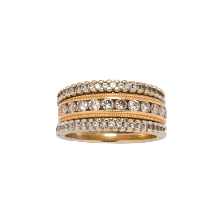 18k gold diamond ring