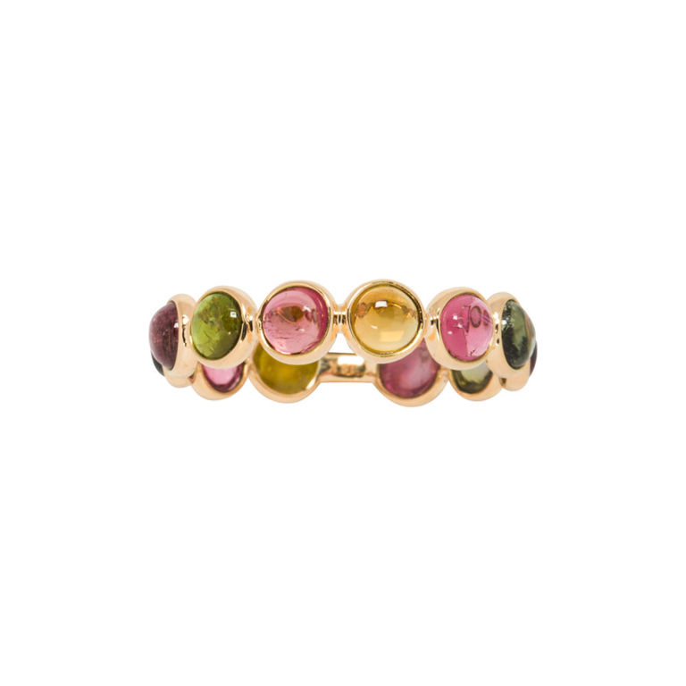 18k gold tourmaline ring