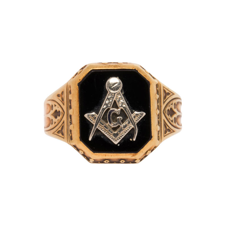 14k gold onyx ring