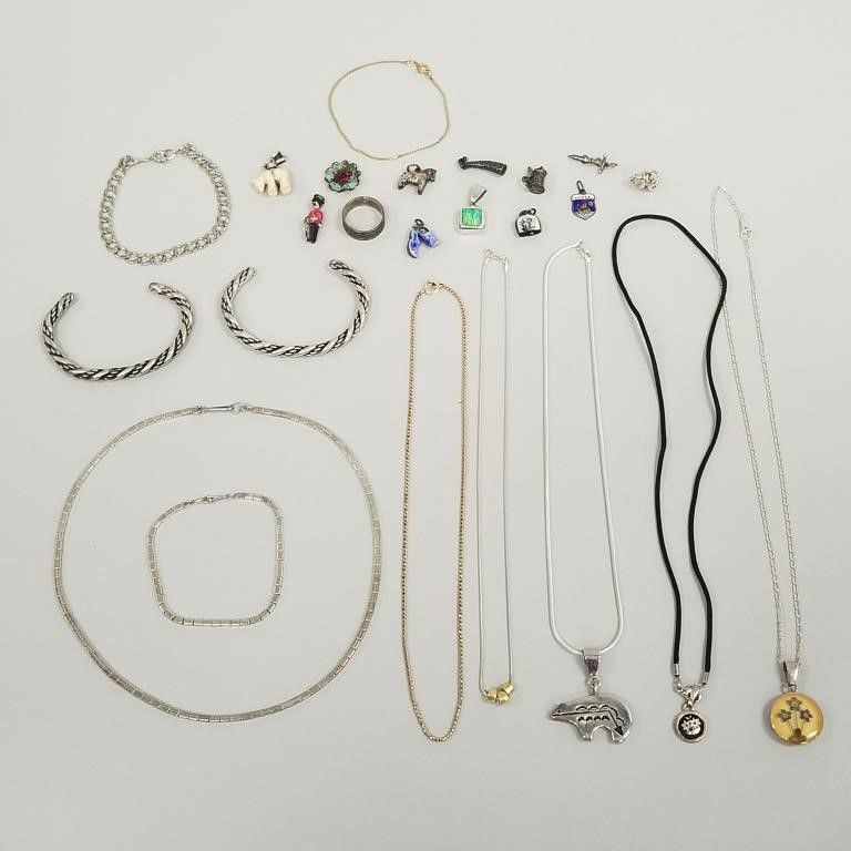 Sterling silver jewelry set