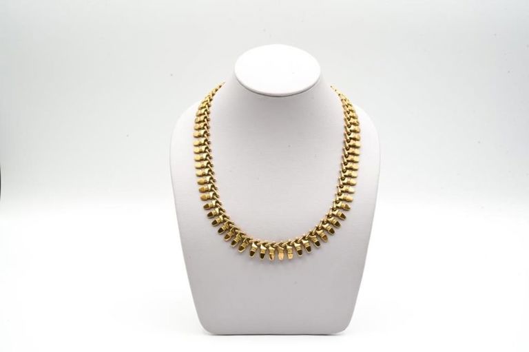 18k gold necklace