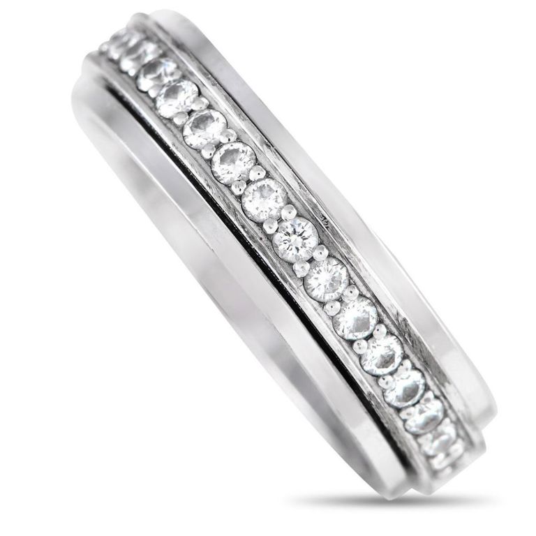 18k white gold Piaget diamond ring