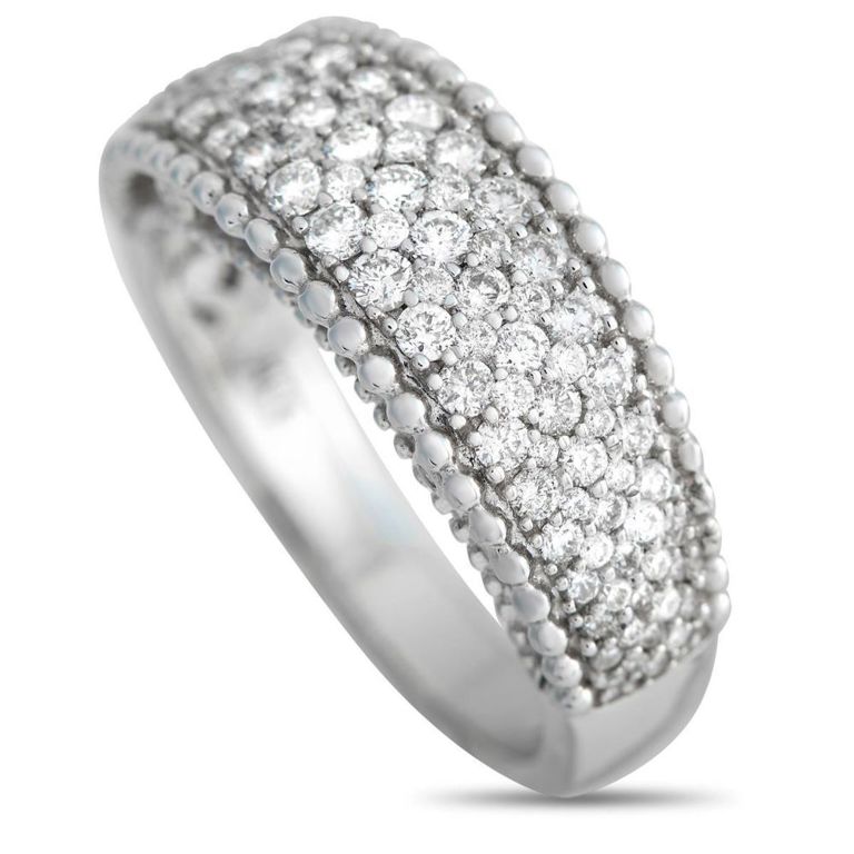 14k white gold diamond ring