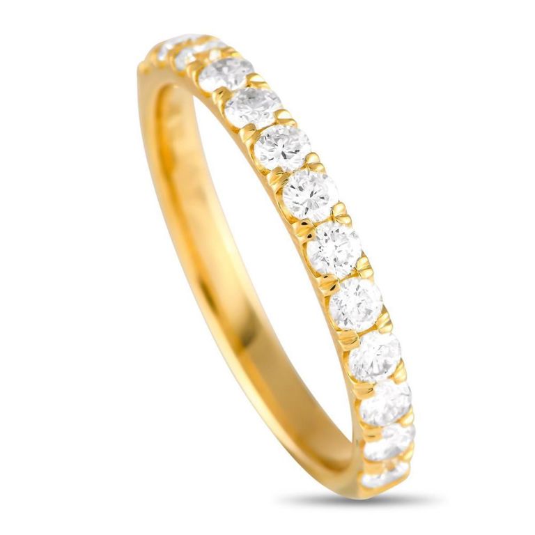 14k yellow gold diamond ring