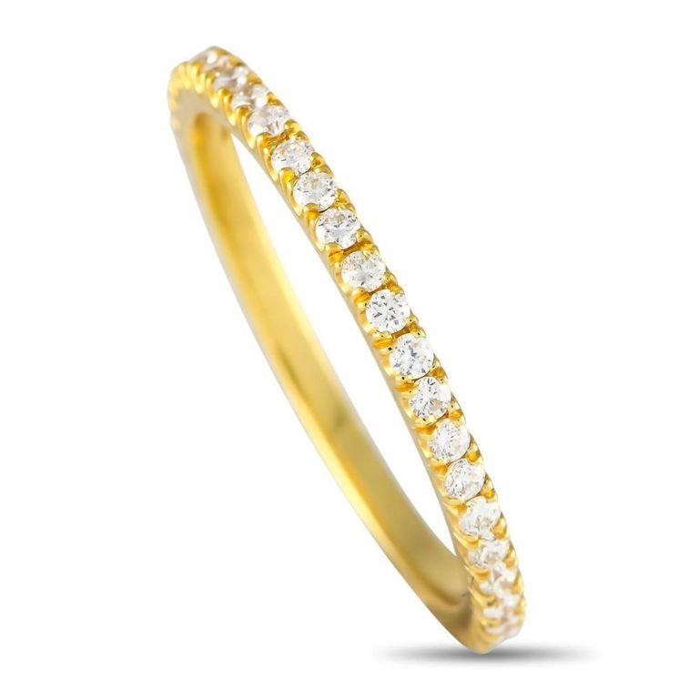 18k yellow gold diamond eternity ring