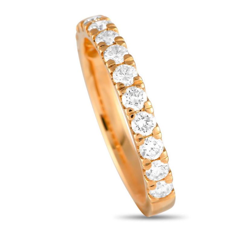 14k rose gold diamond ring