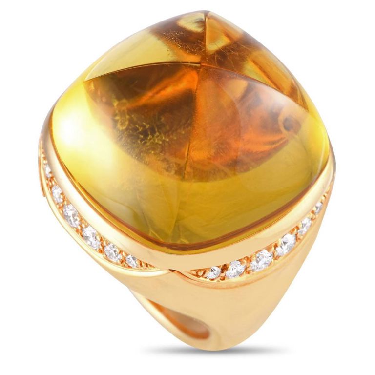 18k gold diamond ring