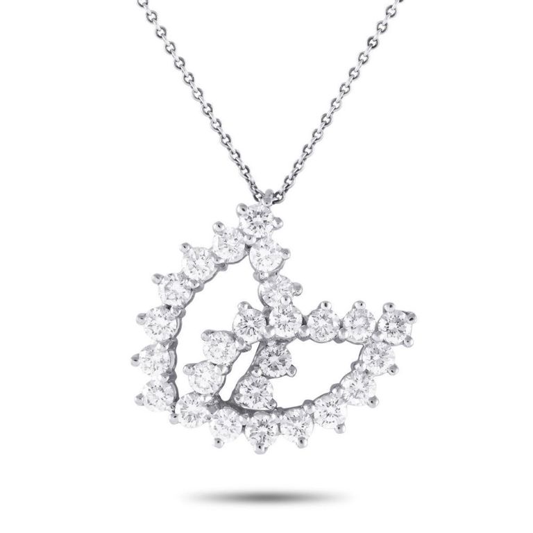 Platinum diamond necklace