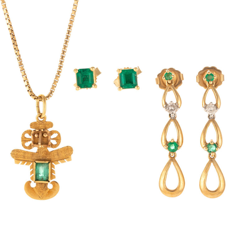 18k and 14k gold jewelry