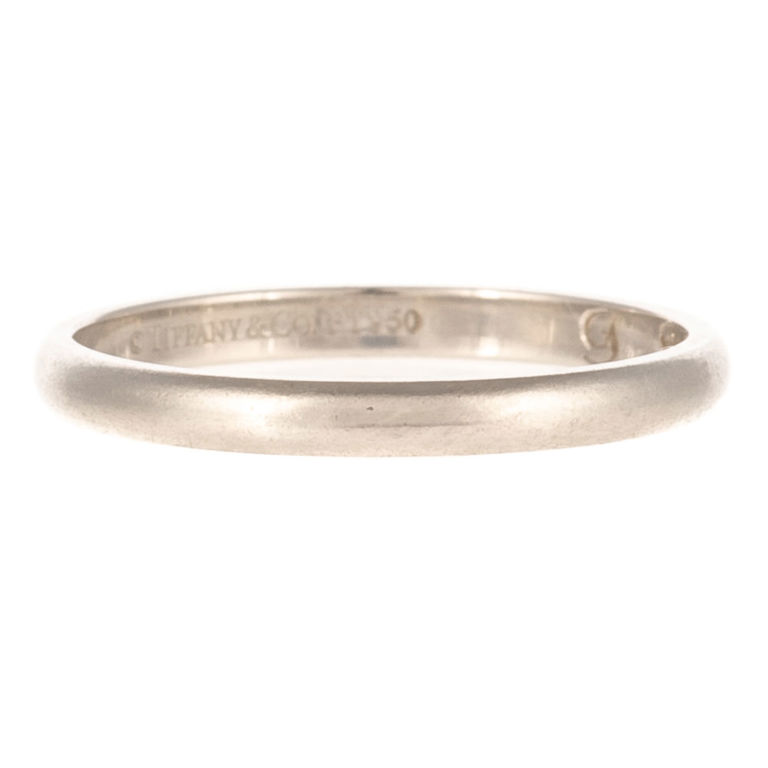 Platinum wedding ring