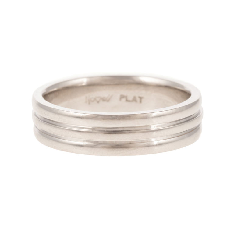 Platinum wedding ring