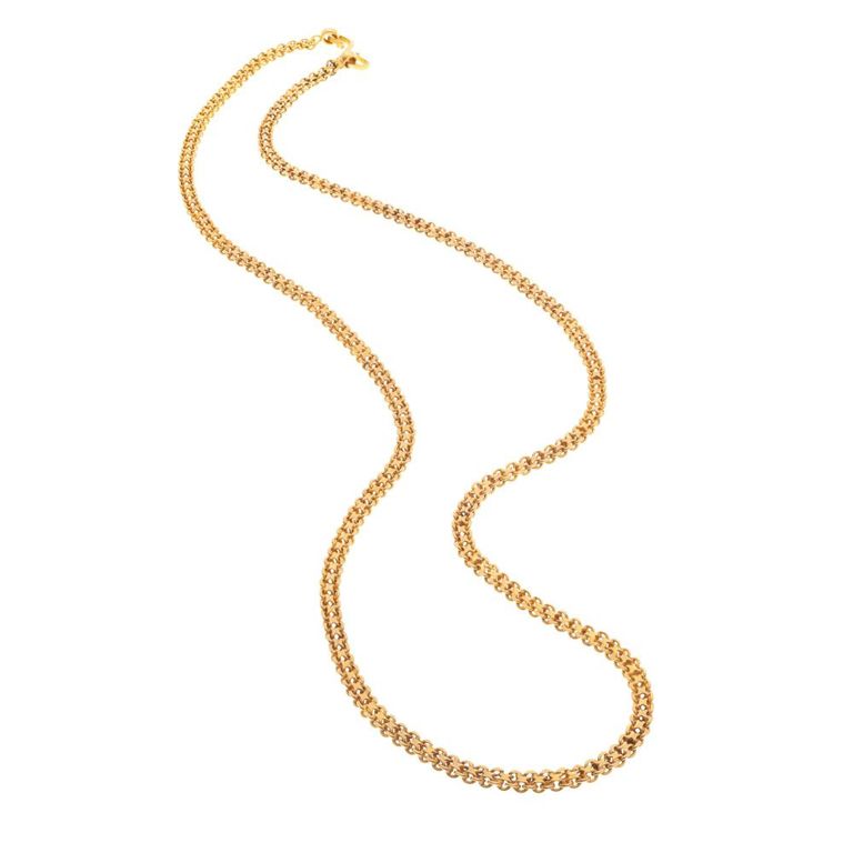 22k gold fancy neck chain