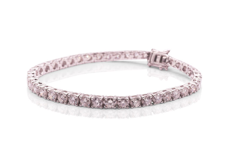 Platinum diamond bracelet