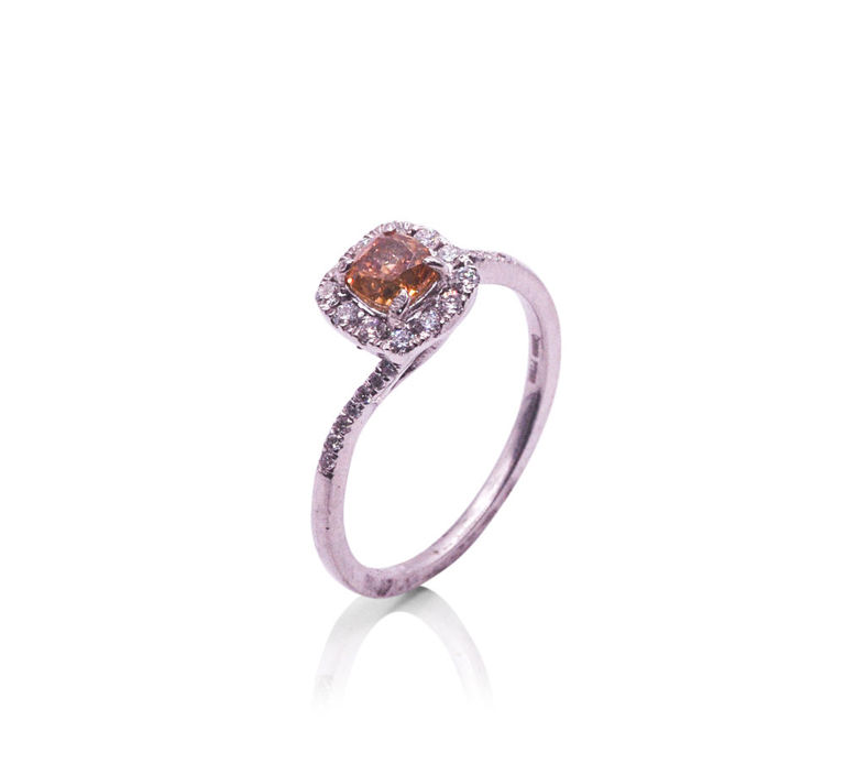 Platinum diamond ring