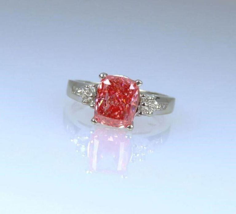 14k white gold diamond ring