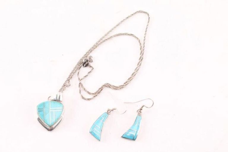 Turquoise jewelry set