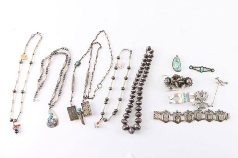 Native American sterling silver jewelry set