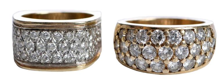 14k gold diamond rings