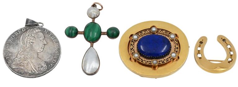 Victorian 14k gold jewelry set