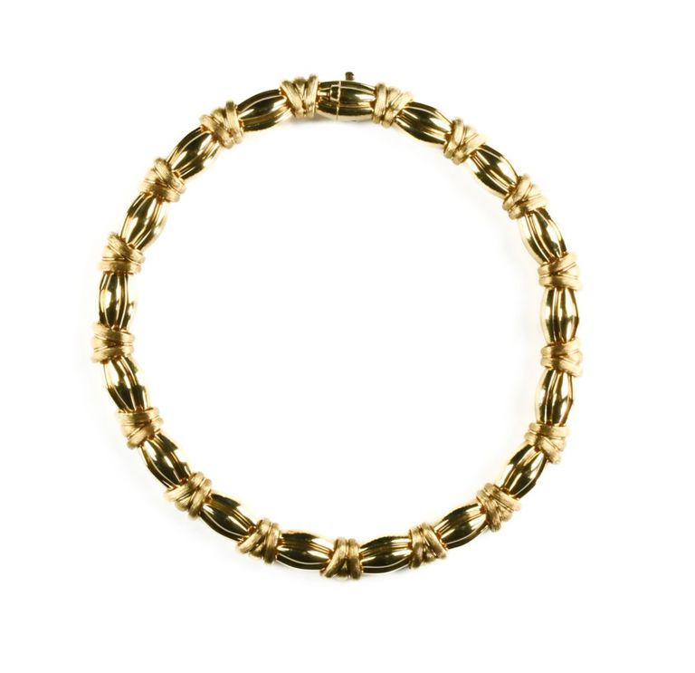 18k yellow gold necklace