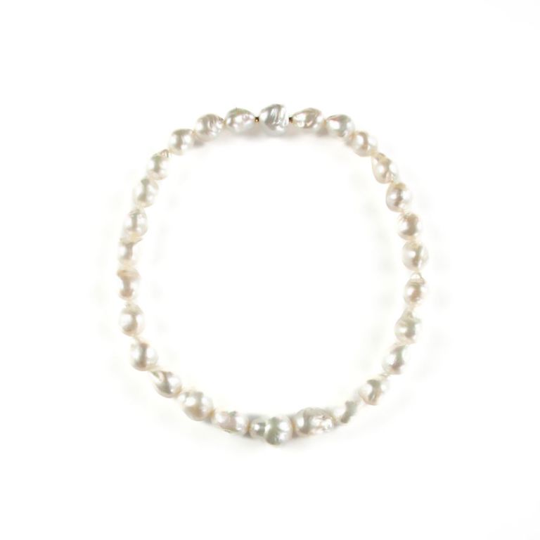 14k gold pearl necklace