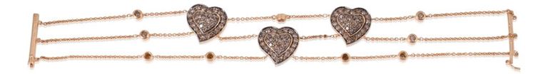 14k yellow gold diamond bracelet