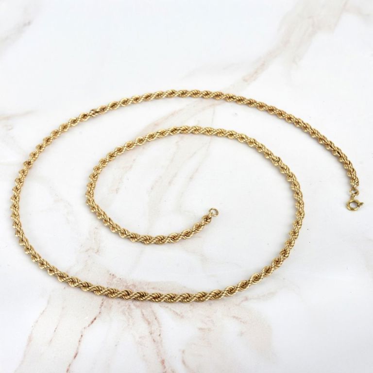 14k yellow gold chain necklace