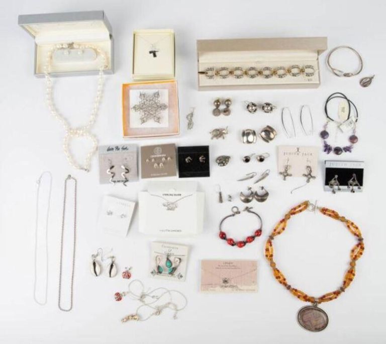 Sterling silver jewelry lot