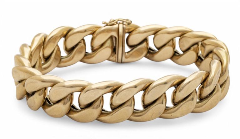 Italian 14k yellow gold bracelet