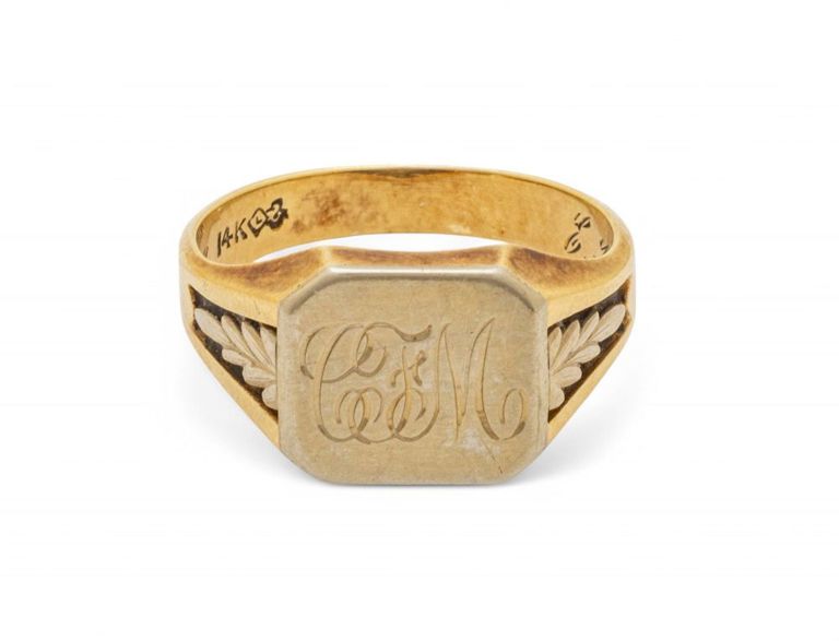 14k gold marquise diamond ring