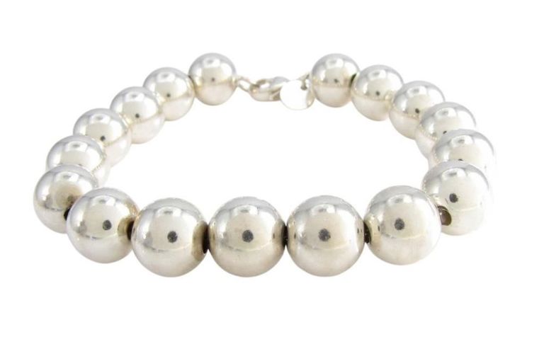 Sterling silver Tiffany & Co. ball bracelet
