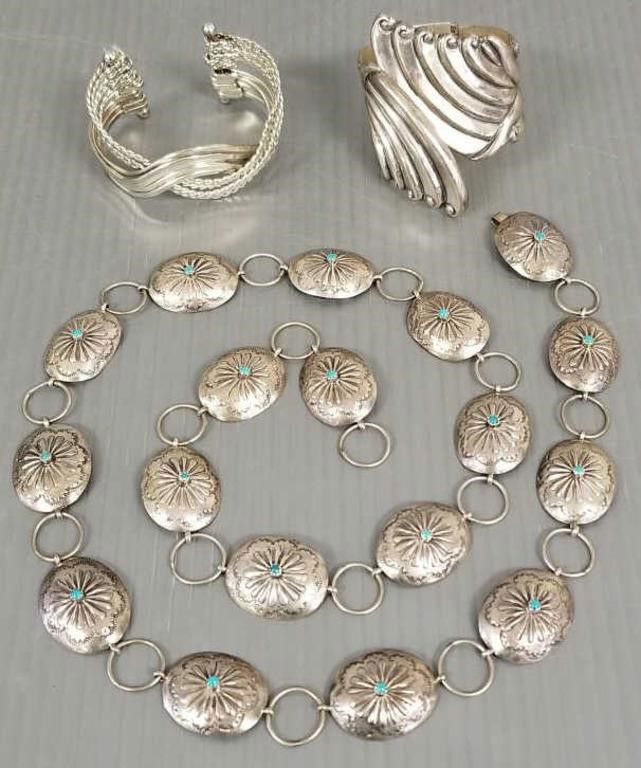 Southwest sterling silver set