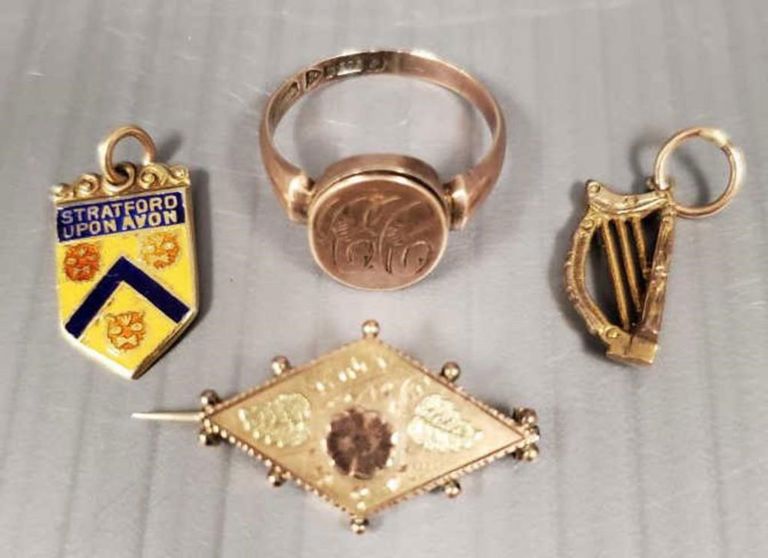 9k gold jewelry set