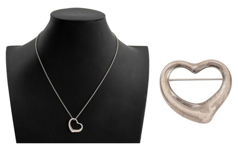 Sterling silver Peretti Tiffany & Co. jewelry set