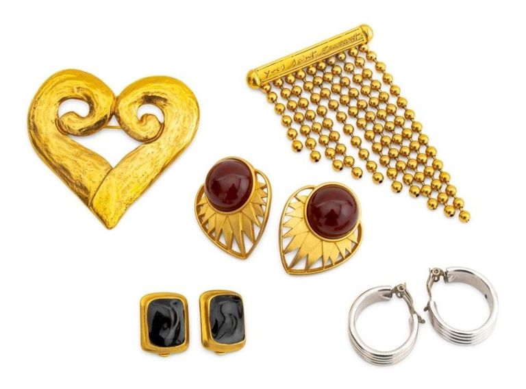 Yves Saint Laurent costume jewelry set