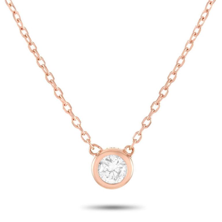 14k gold diamond pendant necklace