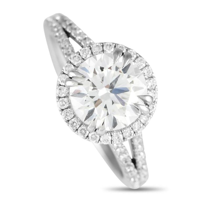 14k white gold diamond ring