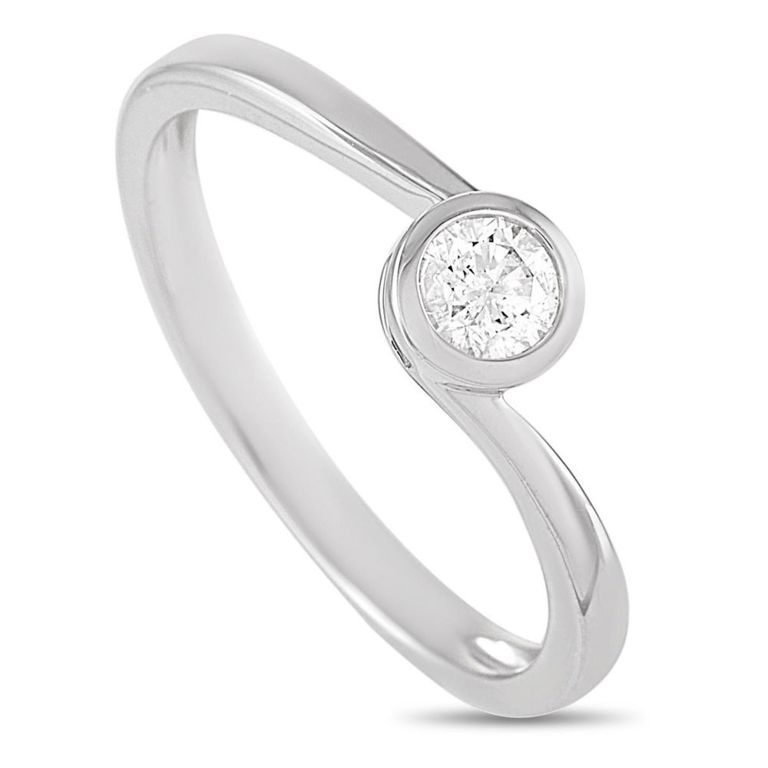 14k white gold diamond ring