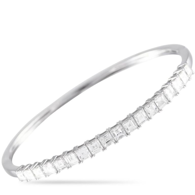 18k white gold diamond bracelet