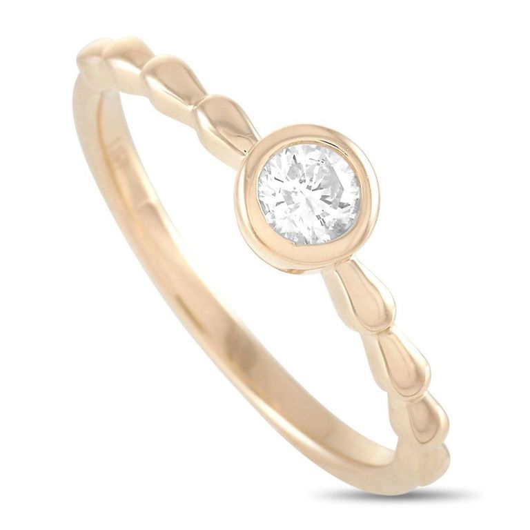 14k yellow gold diamond ring