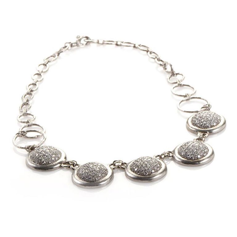 Gurhan platinum and diamond necklace
