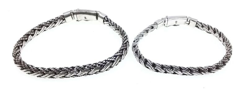 Sterling silver chain bracelets