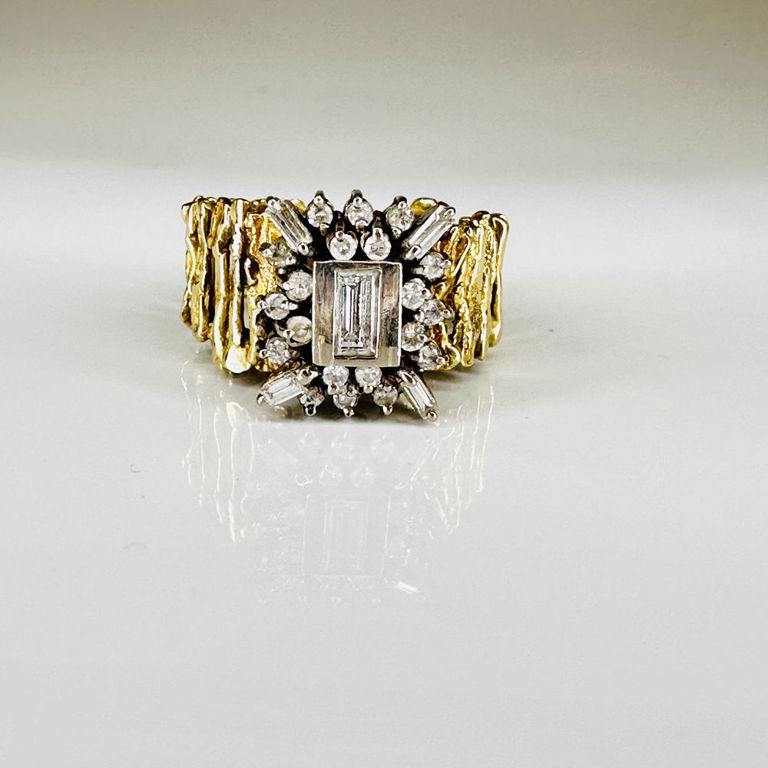 14k gold diamond ring
